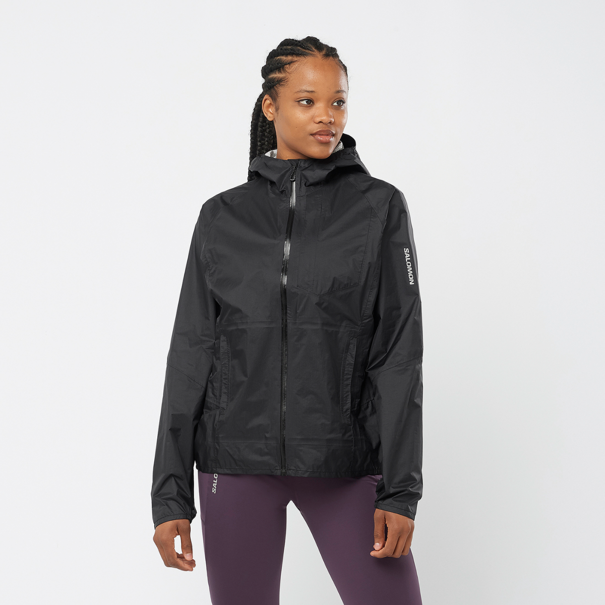 CASACA NEGRO BONATTI WATERPROOF MUJER - SALOMON - 1