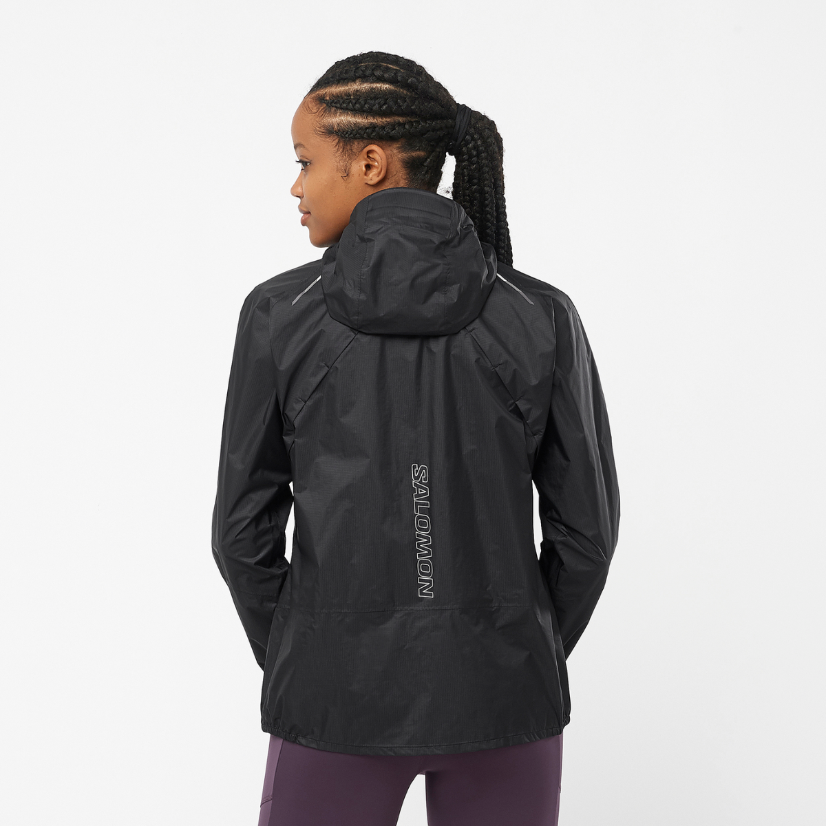 CASACA NEGRO BONATTI WATERPROOF MUJER - SALOMON - 3