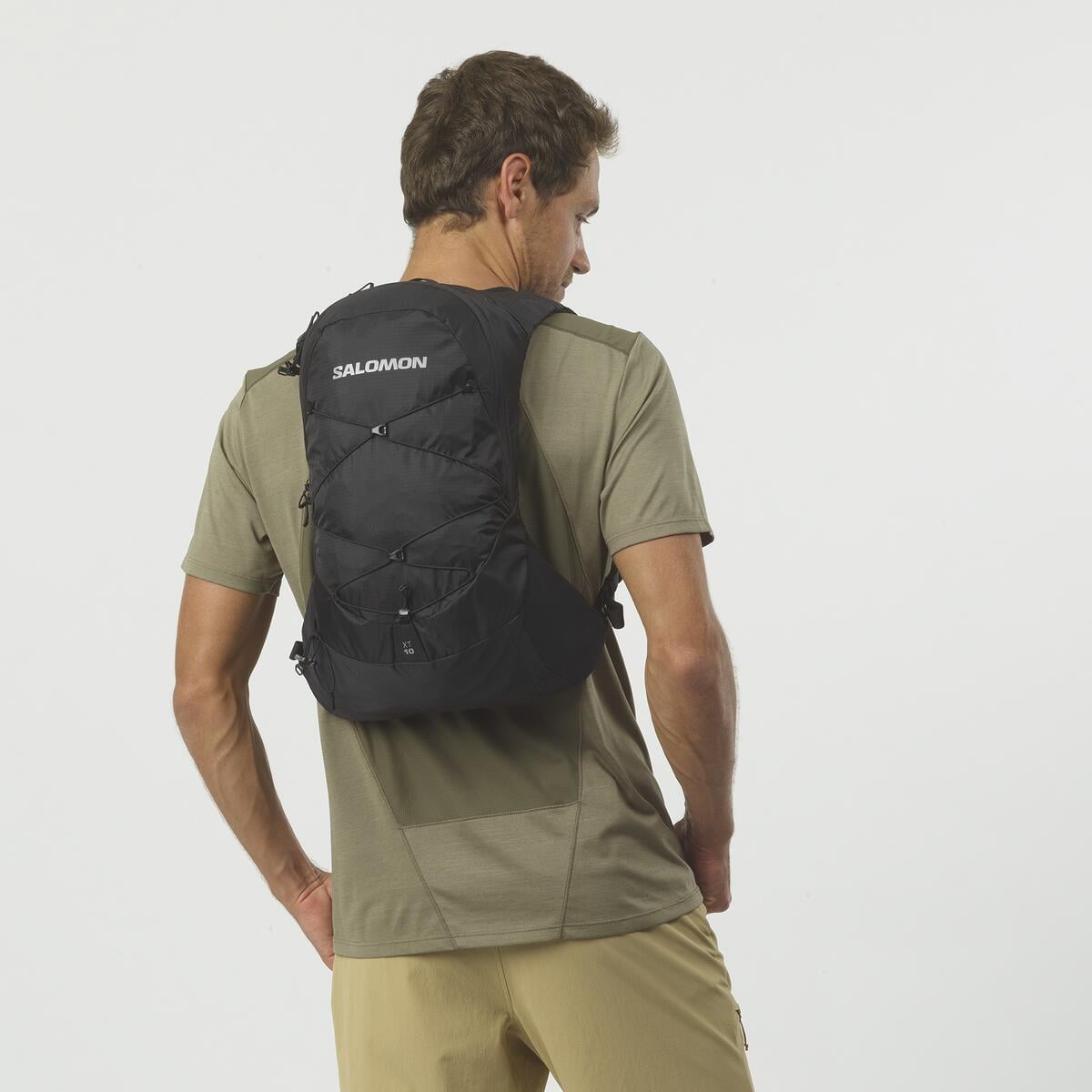MOCHILA XT 10 SENDERISMO UNISEX NEGRO - SALOMON - 1