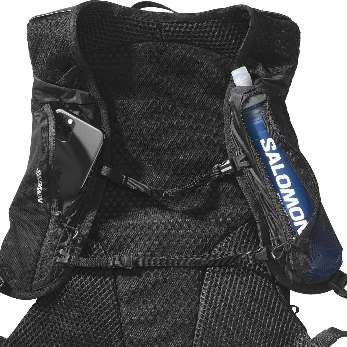 MOCHILA XT 10 SENDERISMO UNISEX NEGRO - SALOMON - 3