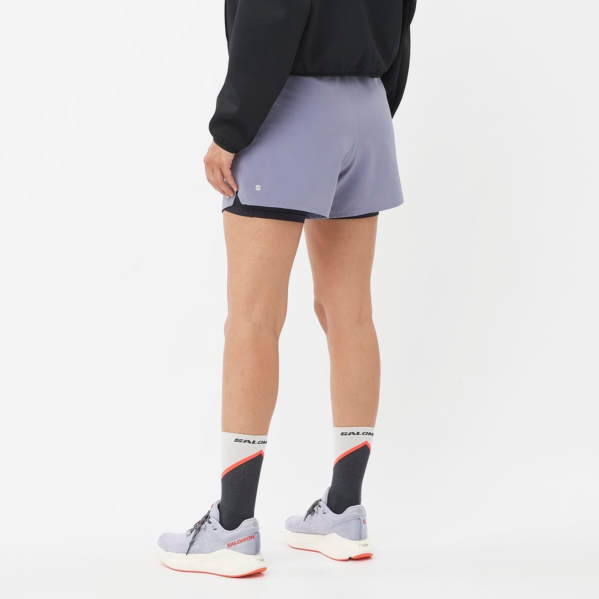 SHORTS DE RUNNING SHAKEOUT 4 CORE 2EN1 MUJER - SALOMON - 5