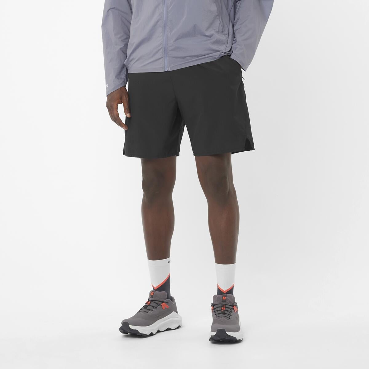 SHORTS DE RUNNING SHAKEOUT 7 CORE 2EN1 HOMBRE - SALOMON - 1