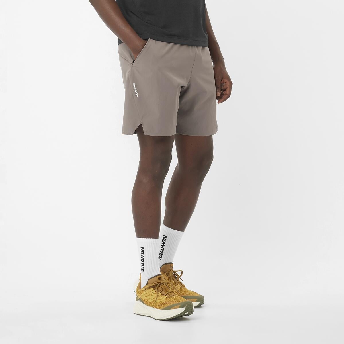 SHORTS DE RUNNING SHAKEOUT 7 CORE 2EN1 HOMBRE - SALOMON - 1