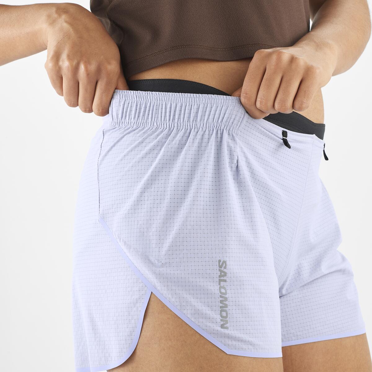 SHORTS DE TRAIL RUNNING SENSE AERO 3 MUJER - SALOMON - 2
