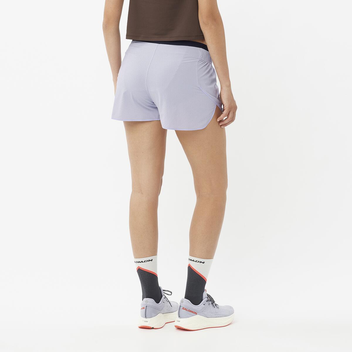 SHORTS DE TRAIL RUNNING SENSE AERO 3 MUJER - SALOMON - 4