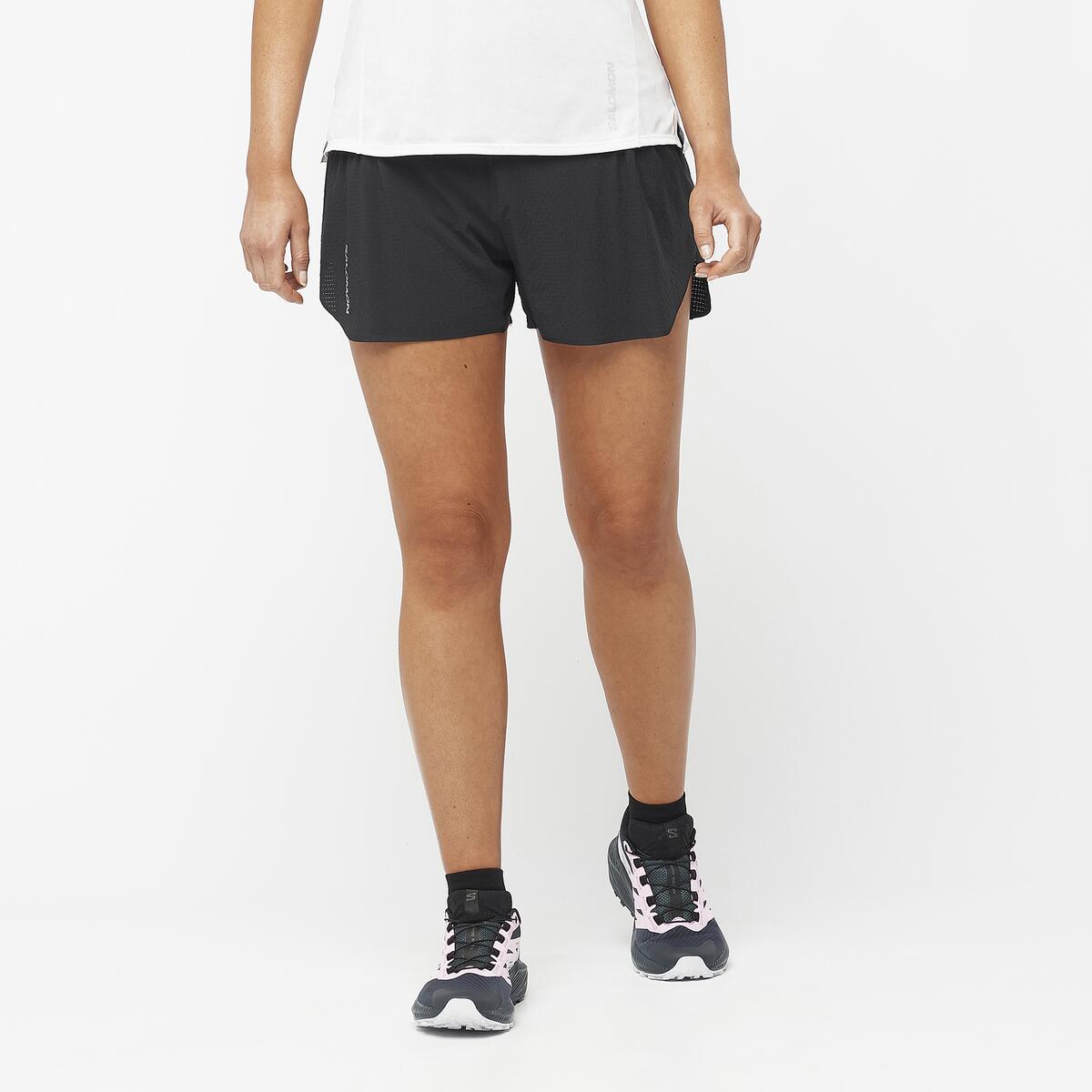 SHORTS DE TRAIL RUNNING SENSE AERO 3 MUJER - SALOMON - 1