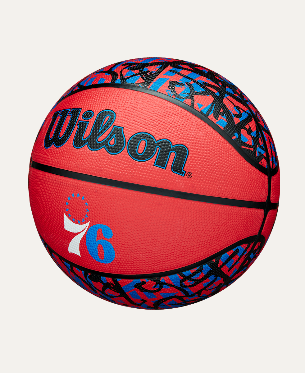 BALÓN DE BASKETBALL WILSON GRAFFITI PHILADELPHIA 76ERS #7 - 2