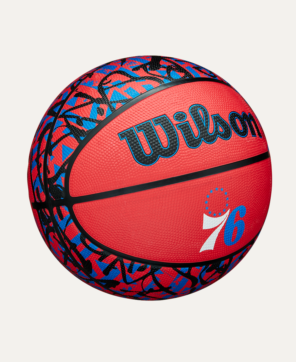 BALÓN DE BASKETBALL WILSON GRAFFITI PHILADELPHIA 76ERS #7 - 3