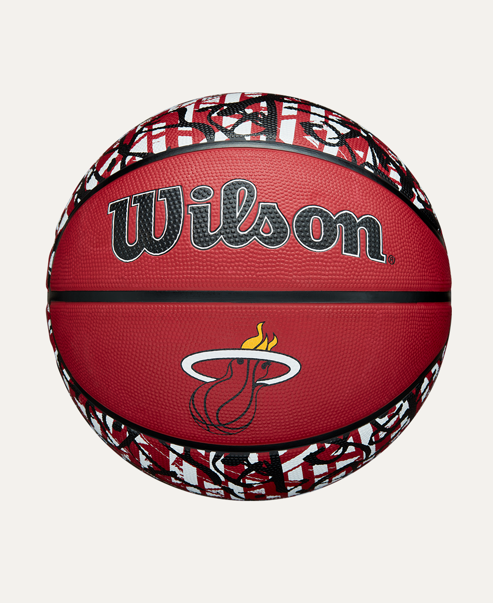 BALÓN DE BASKETBALL WILSON GRAFFITI MIAMI HEAT #7 - 2