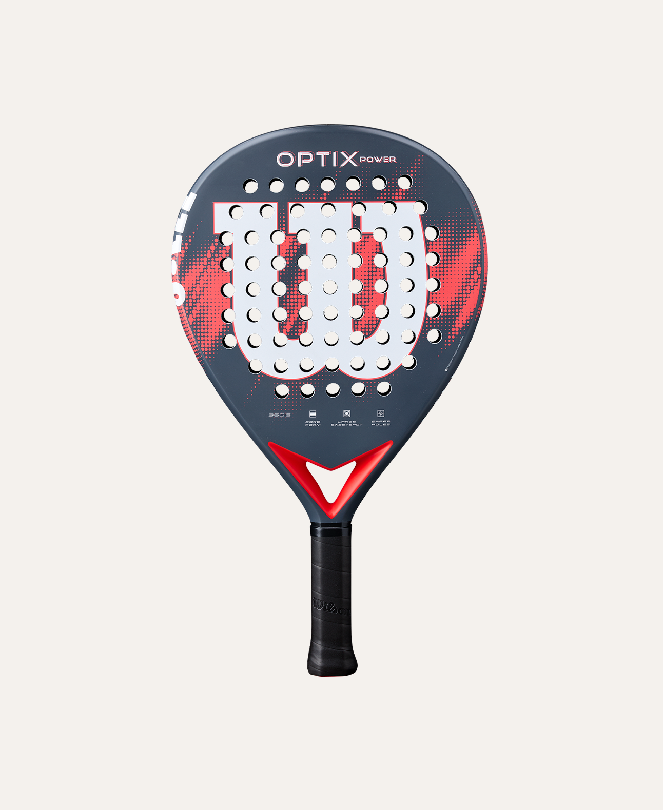 PALA DE PADEL WILSON OPTIX V2 POWER RED 2 - 1