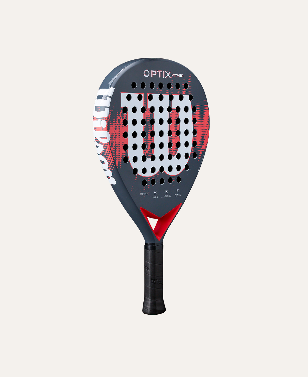 PALA DE PADEL WILSON OPTIX V2 POWER RED 2 - 2
