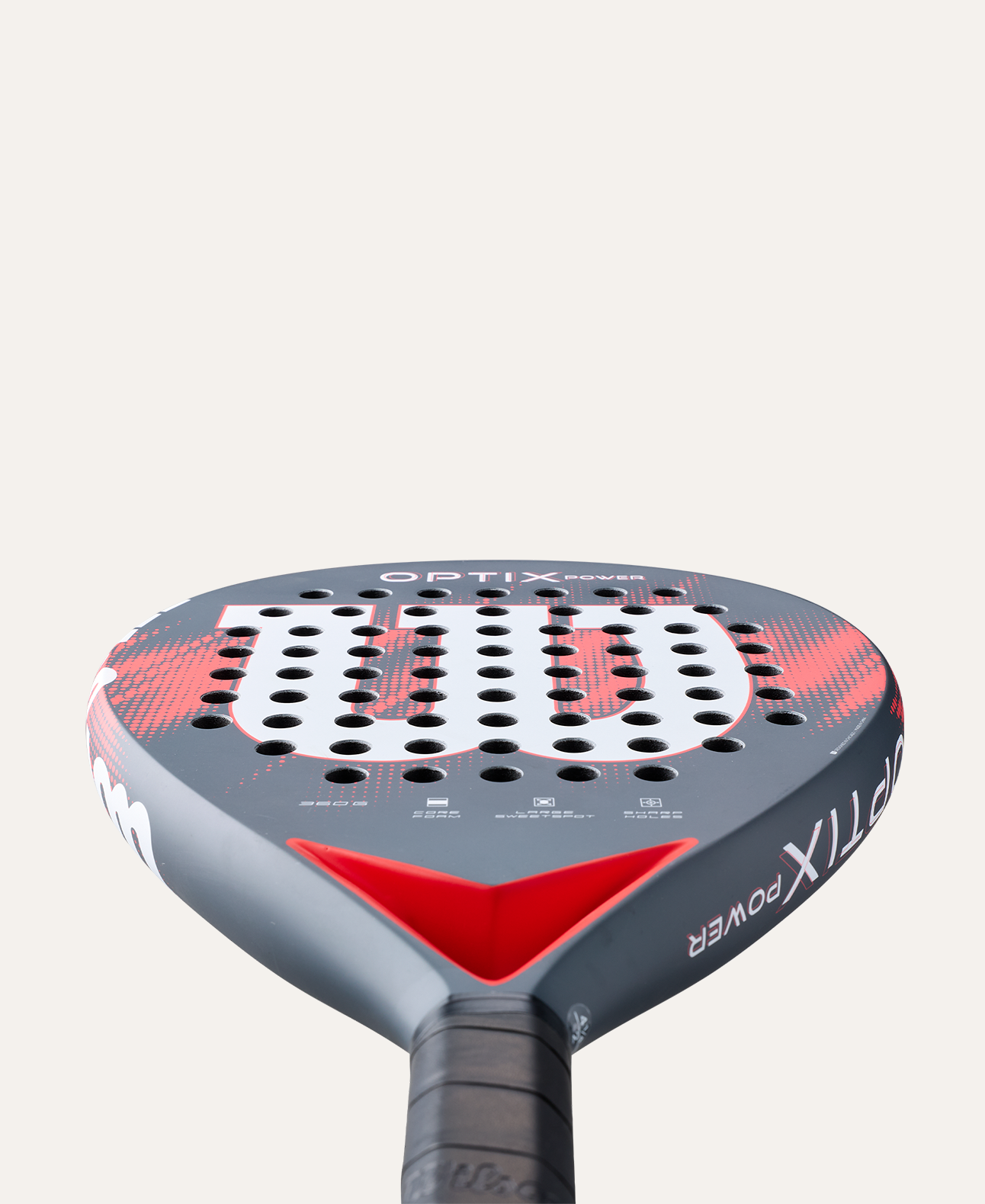PALA DE PADEL WILSON OPTIX V2 POWER RED 2 - 7