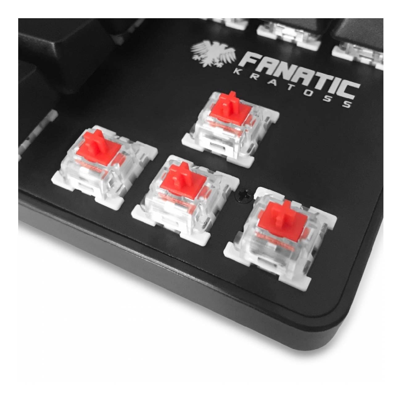 TECLADO WINDOWS Y OTROS MICRONICS KRATOSS MECÁNICO FANATIC FK1008 RGB - 3
