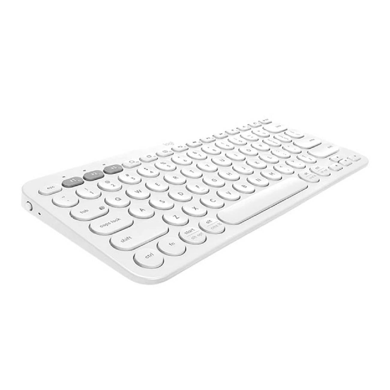 TECLADO WINDOWS Y MAC LOGITECH K380 BLUETOOTH BLANCO - 2
