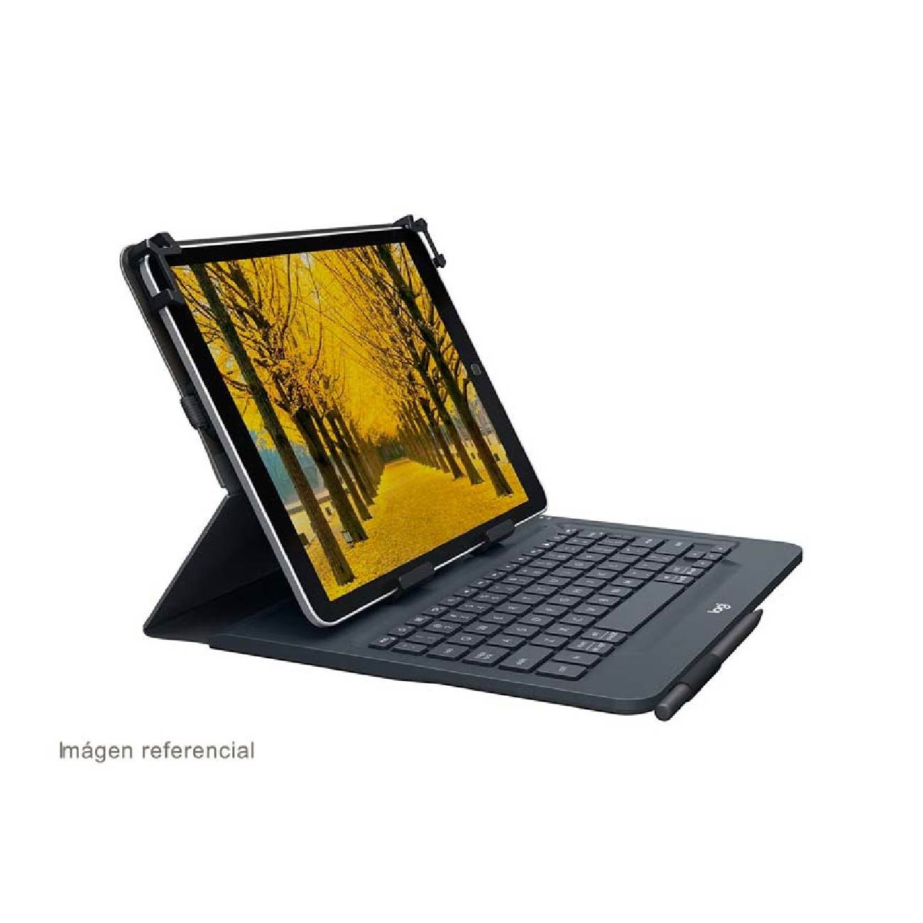 TECLADO LOGITECH FOLIO TABLET UNIVERSAL 10 BLUETOOTH NEGRO - 2