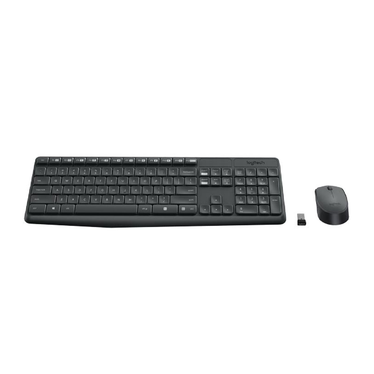 TECLADO INALÁMBRICO LOGITECH Y MOUSE MK235 WIRELESS USB SP BLACK - 2