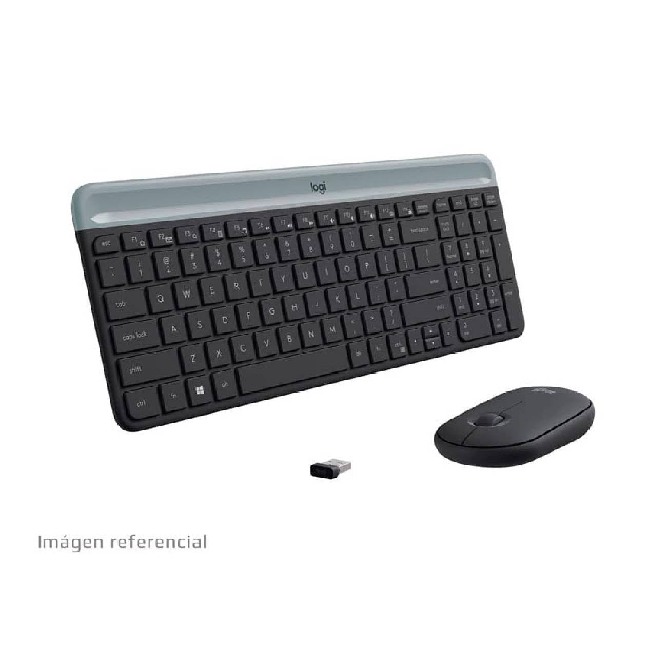 TECLADO INALÁMBRICO LOGITECH Y MOUSE MK470 WIRELESS SLIM USB BLACK - 3