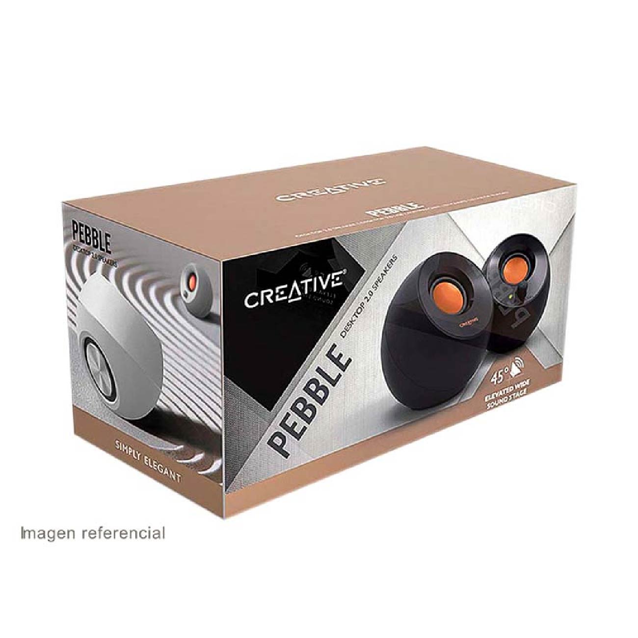 PARLANTE CREATIVE BLACK PEBBLE 2.0 - 4
