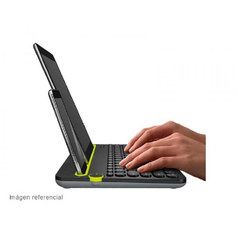 TECLADO INALÁMBRICO LOGITECH K480 MULTI-DEVICE BLUETOOTH BLACK - 4