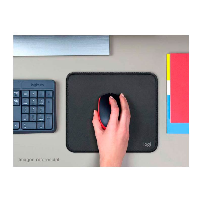 PAD MOUSE LOGITECH ANTISALPICADURAS 200X230MM GRAPHITE - 2