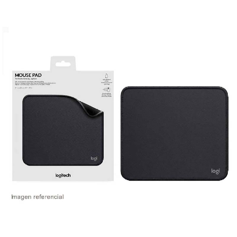 PAD MOUSE LOGITECH ANTISALPICADURAS 200X230MM GRAPHITE - 3