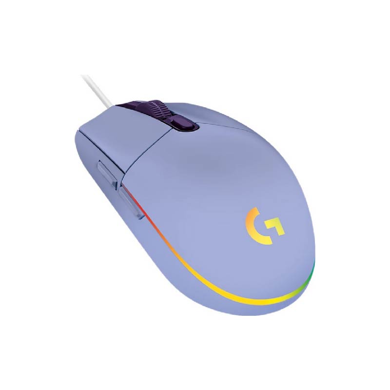 MOUSE LOGITECH G GAMING G203 LIGHTSYNC LILA - 3