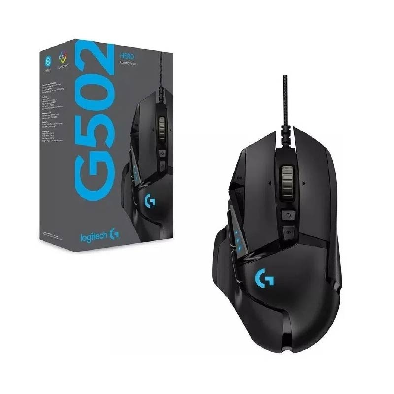 MOUSE INALÁMBRICO LOGITECH G GAMER 502 HERO RGB 25600 - 1
