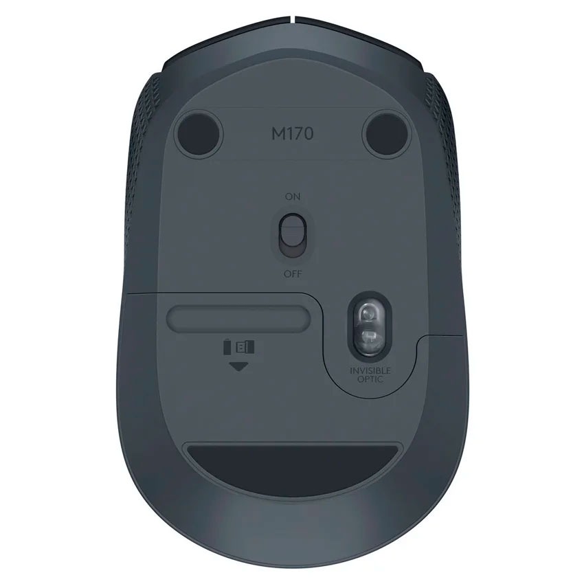 MOUSE LOGITECH M170 INALAMBRICO NEGRO - 4
