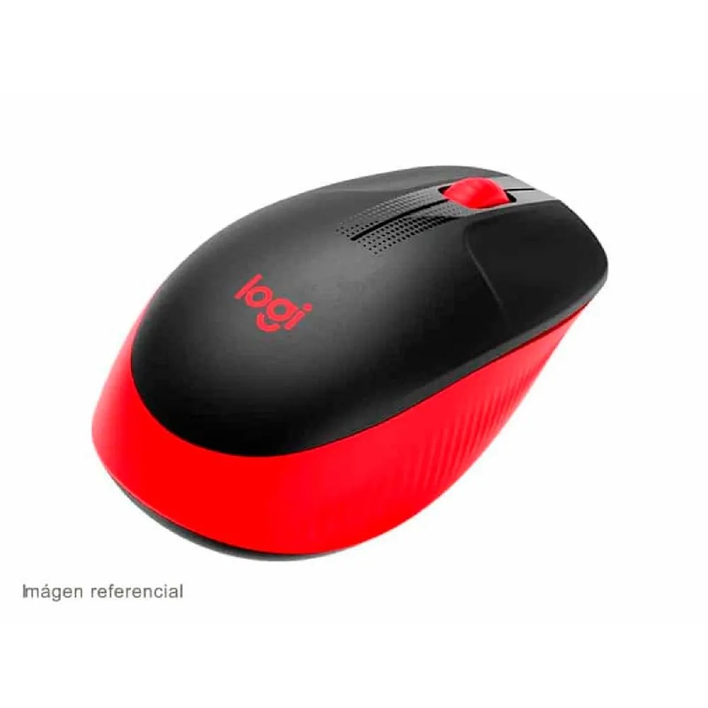 MOUSE M190 INALAMBRICO ROJO LOGITECH - 2