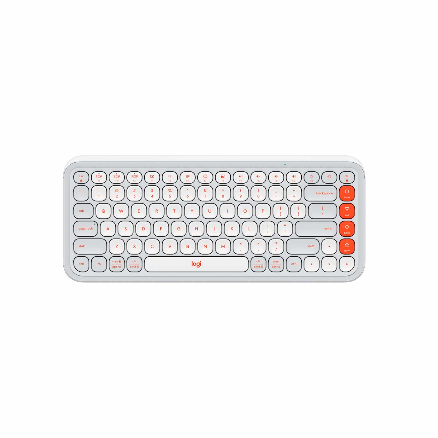 TECLADO + MOUSE LOGITECH POP ICON COMBO OFF BLANCO - 4