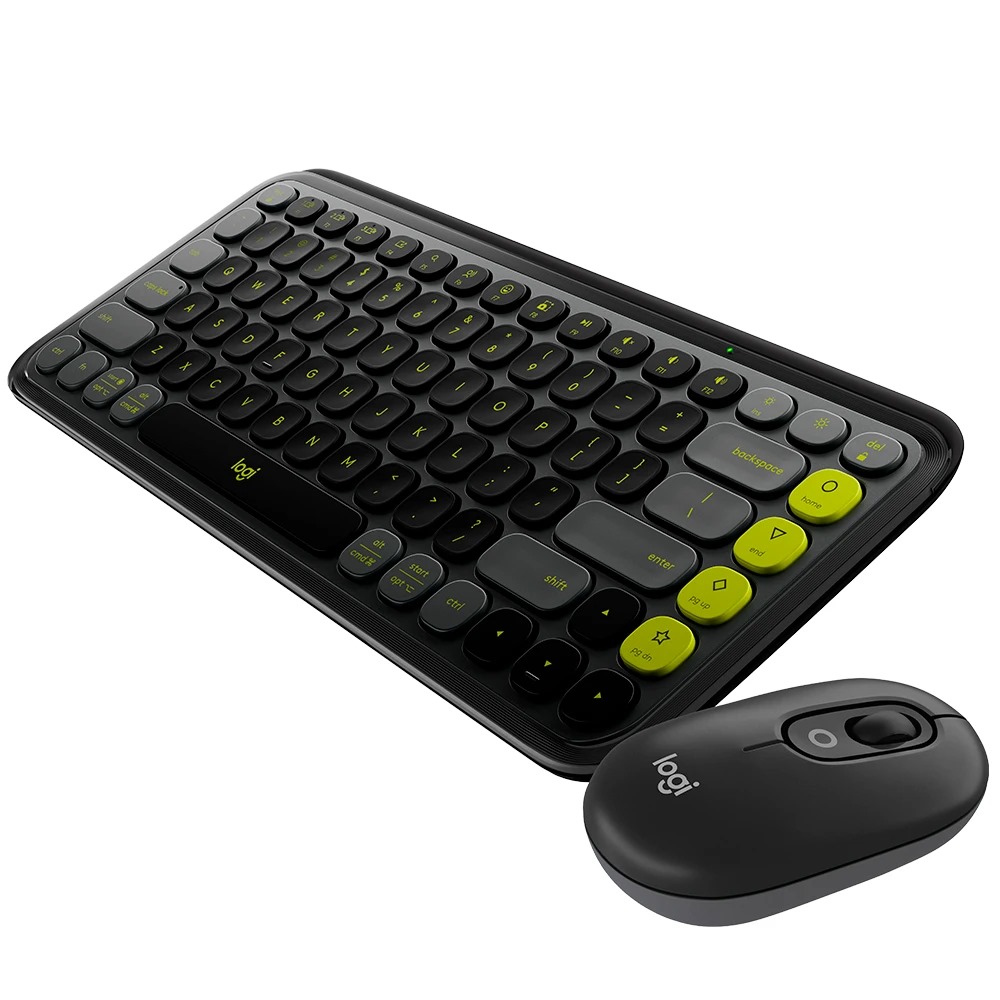 TECLADO + MOUSE LOGITECH POP ICON COMBO OFF NEGRO - 3