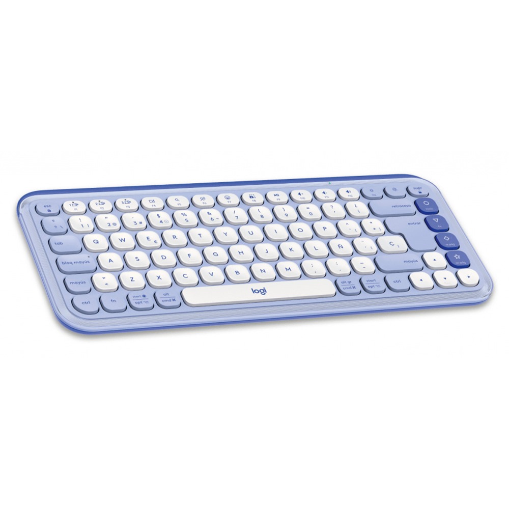 TECLADO + MOUSE LOGITECH POP ICON COMBO LILAC - 2
