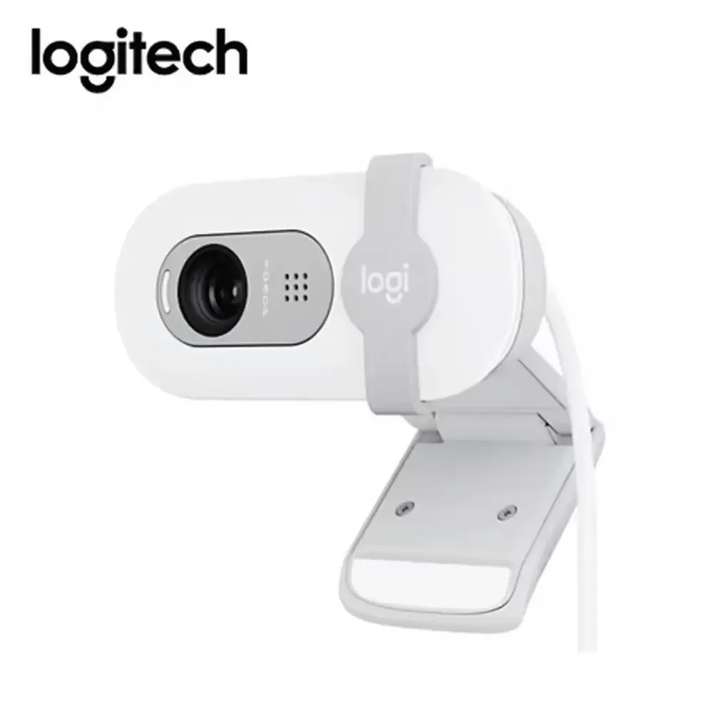 CAMARA WEB LOGITECH BRIO 100 FHD 1080P USB-A WHITE - 1