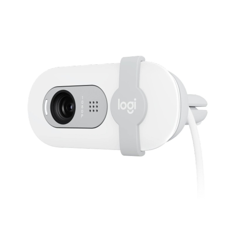 CAMARA WEB LOGITECH BRIO 100 FHD 1080P USB-A WHITE - 2