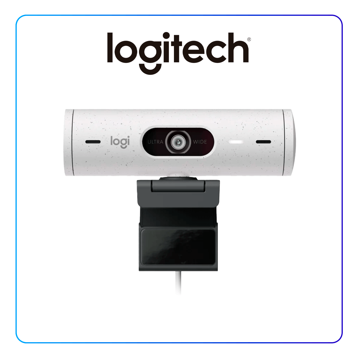 CAMARA WEB LOGITECH BRIO 500 FULL HD 1080P USB-C WHITE - 1