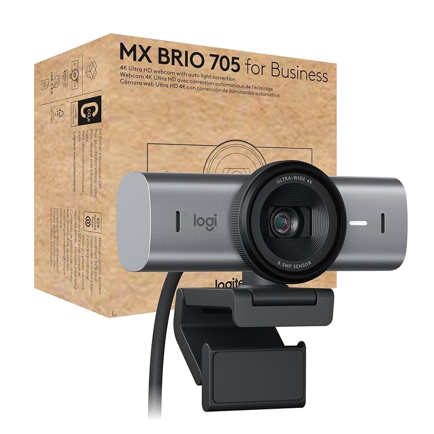 CAMARA WEB LOGITECH BRIO PRO ULTRA 705 HD 4K BUSINESS - 3