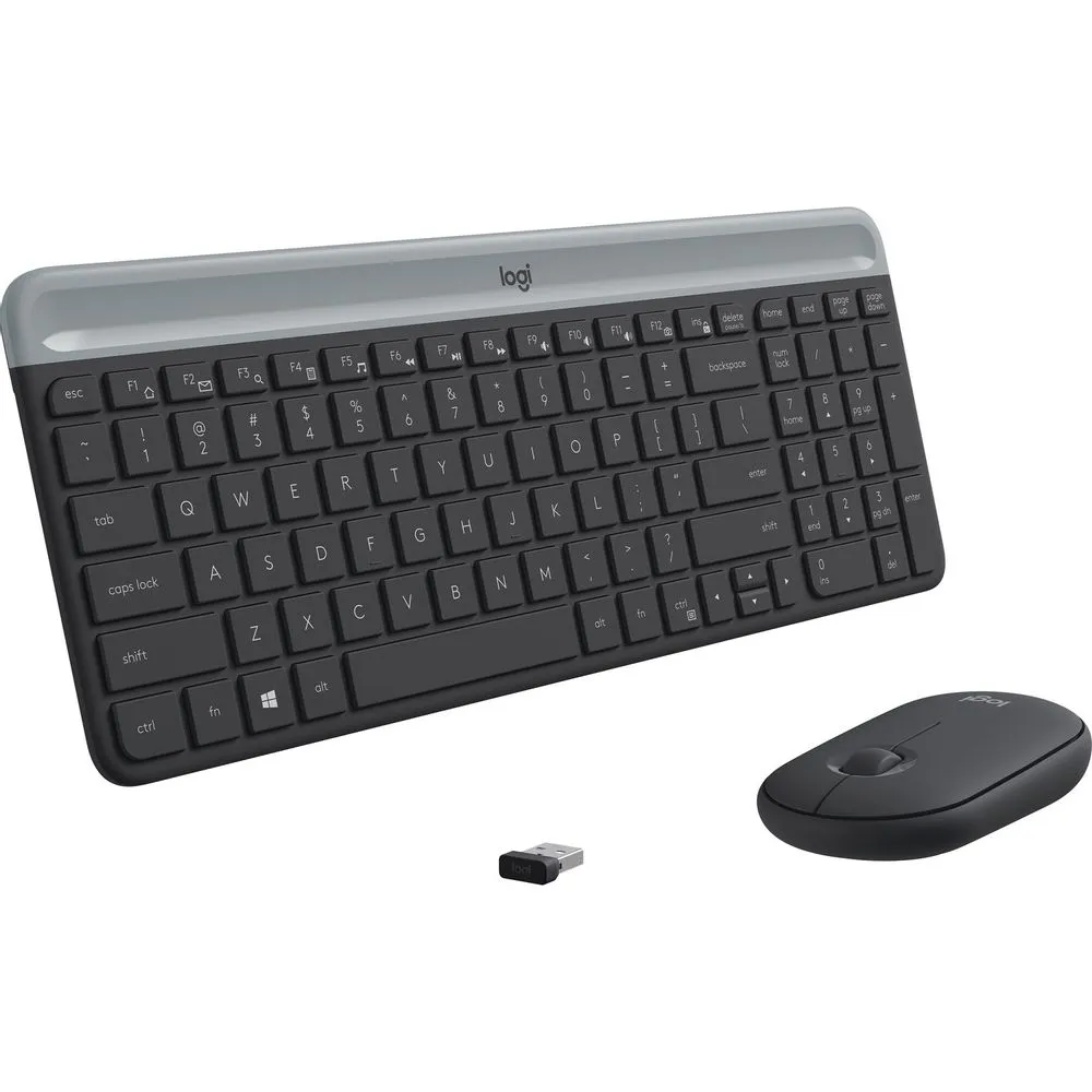 TECLADO Y MOUSE MK470 NEGRO LOGITECH - 1