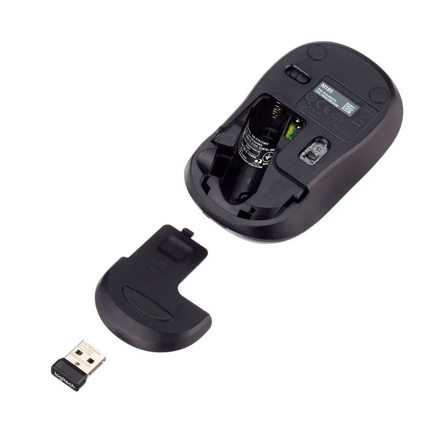 MOUSE M185 LOGITECH NEGRO - 2