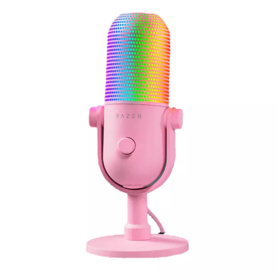 MICROFONO RAZER SEIREN V3 CHROMA ROSADO - 1
