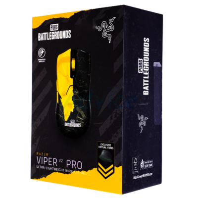 MOUSE RAZER GAMER VIPER V2 PRO PUBG BATTLEGROUNDS WIRELESS NEGRO - 3