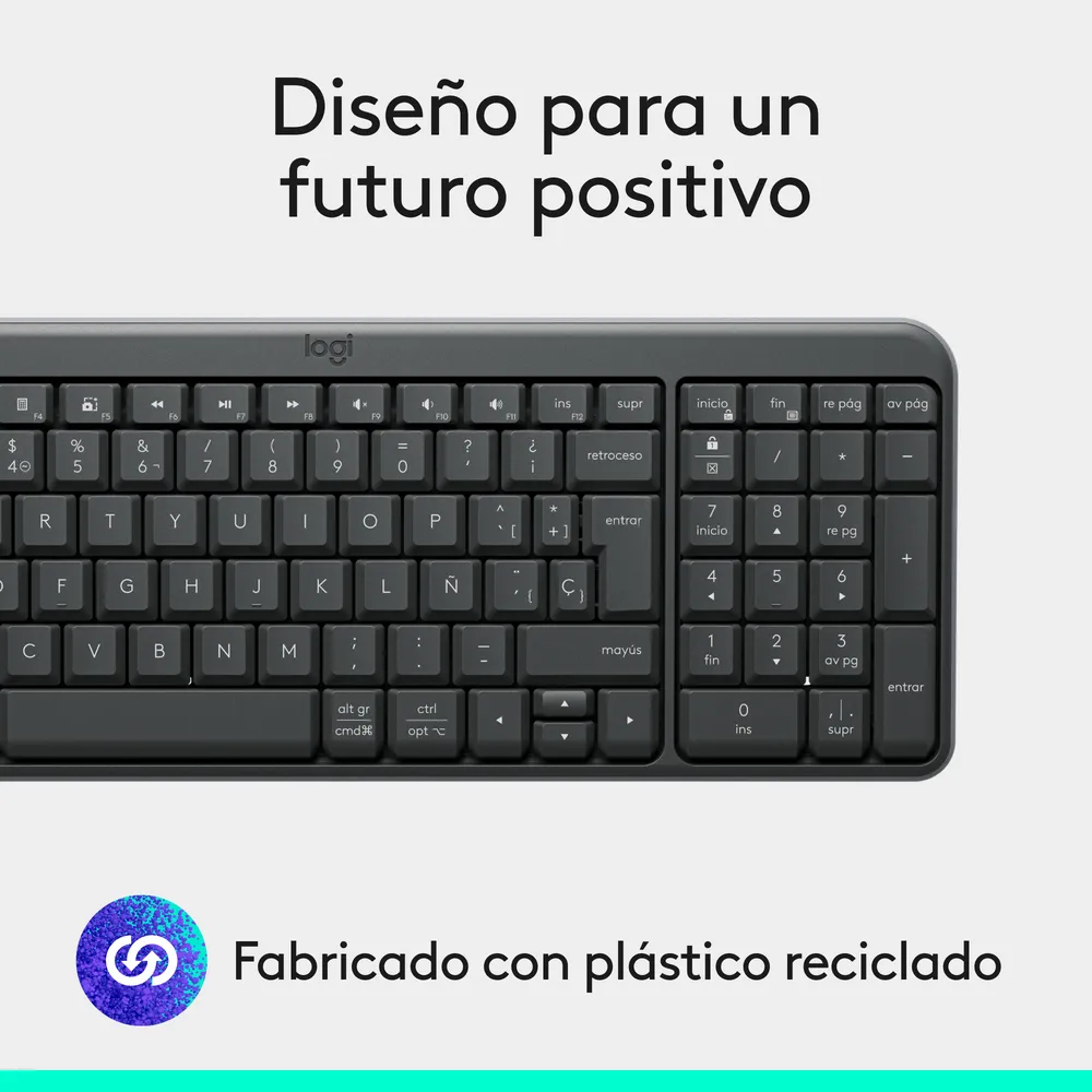 TECLADO INALÁMBRICO BLUETOOTH LOGITECH K250 NEGRO - 9