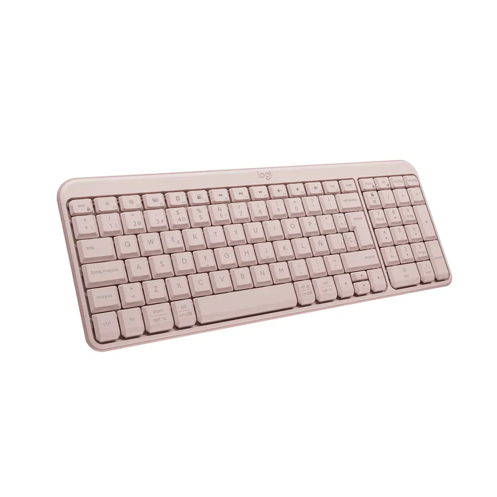 TECLADO LOGITECH K250 ROSA - 1