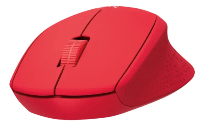 MOUSE INALAMBRICO M280 Y MOUSE PAD LOGITECH ROJO - 4