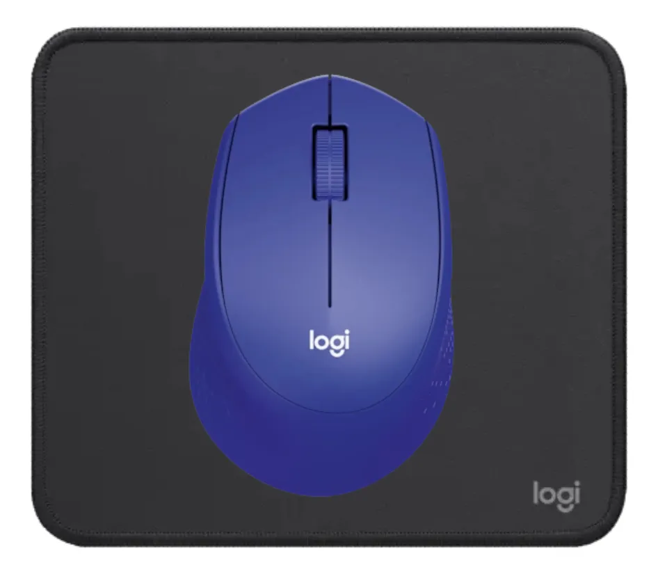 MOUSE INALAMBRICO M280 Y MOUSE PAD LOGITECH AZUL - 1