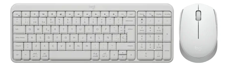 COMBO INALAMBRICO TECLADO K250 Y MOUSE M170 LOGITECH BLANCO - 1