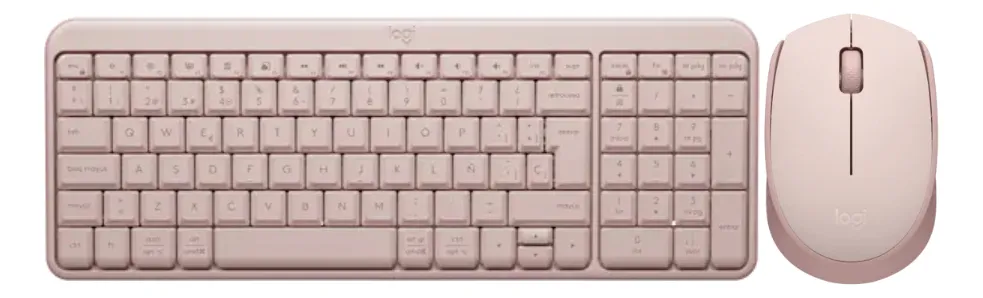 COMBO INALAMBRICO TECLADO K250 Y MOUSE M170 LOGITECH ROSA - 1