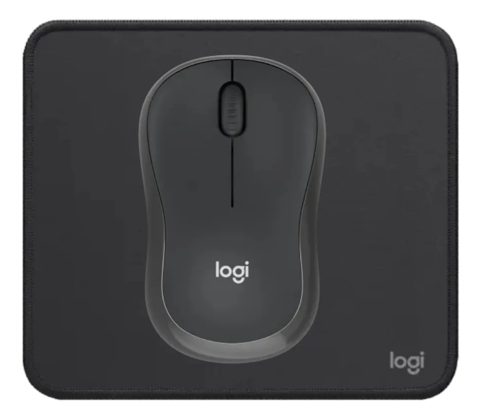 MOUSE LOGITECH M240 NEGRO INALÁMBRICO CON BLUETOOTH Y MOUSE PAD PACK DE PRECISIÓN - 1