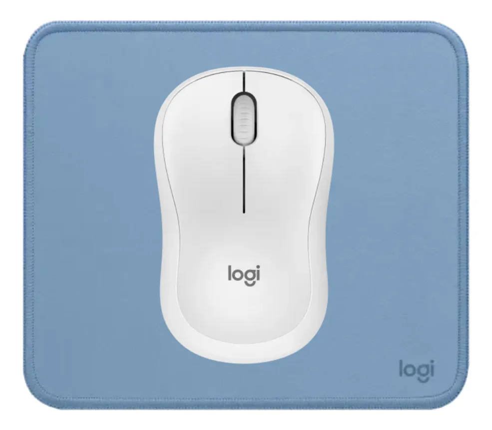 MOUSE LOGITECH M240 BLANCO INALÁMBRICO CON BLUETOOTH Y MOUSE PAD PACK DE PRECISIÓN - 1