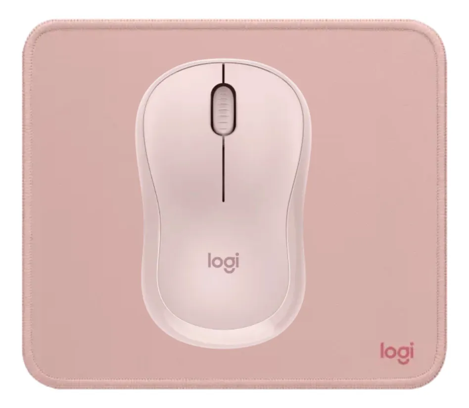 MOUSE LOGITECH M240 ROSA INALÁMBRICO CON BLUETOOTH Y MOUSE PAD PACK DE PRECISIÓN - 1