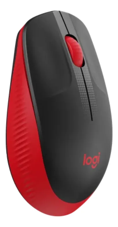 MOUSE INALAMBRICO M190 Y MOUSE PAD LOGITECH ROJO - 2